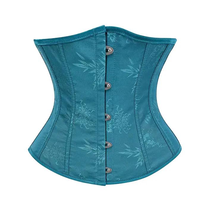 Corset sous-poitrine rouge bordeaux sexy pour le modelage de la taille