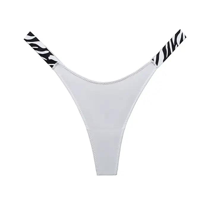 Culotte G-string brève en modal pour femmes, coupe haute, tongs en string, lingerie sexy pour toutes les occasions