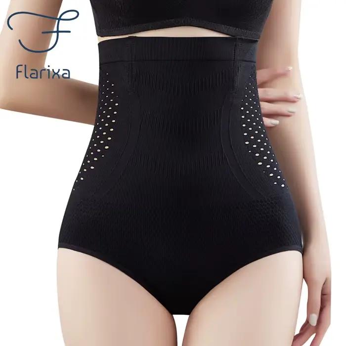 Flarixa-Culotte saillante taille haute pour femme