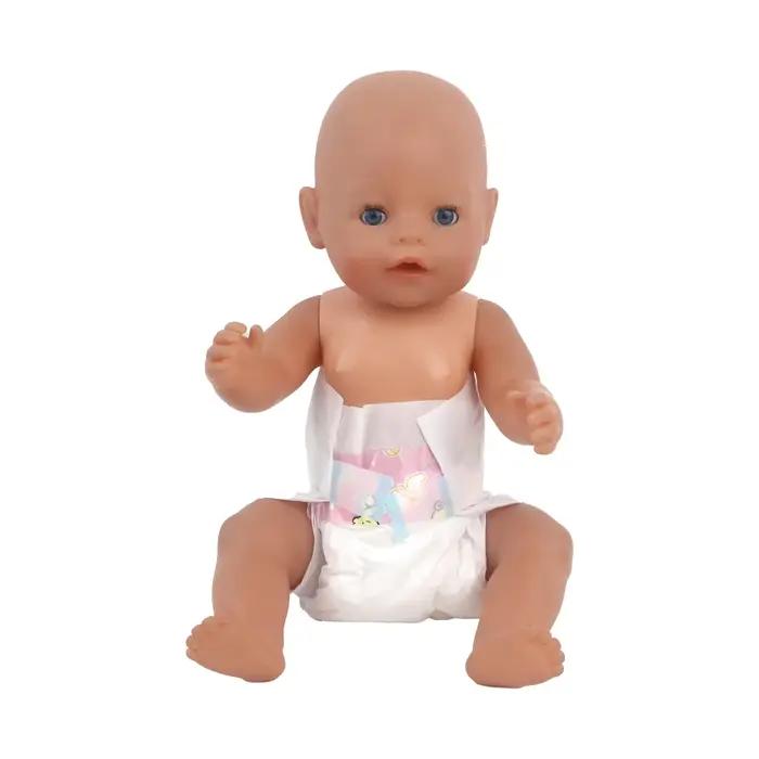 1/3/5 pièces bébé poupées couches pantalons porter pour 14-18 pouces bébé poupées et autres poupées similaires 43 cm bébé né poupée sous-vêtements poupée bavoirs