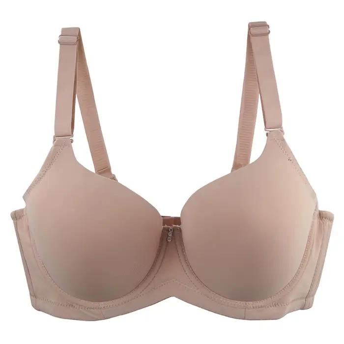 Soutien-gorge femme Sexy Ultra mince bouton arrière sous-vêtements sangle réglable soutien-gorge à couverture complète grande taille soutien-gorge à armatures bюстгальт privilège жleti