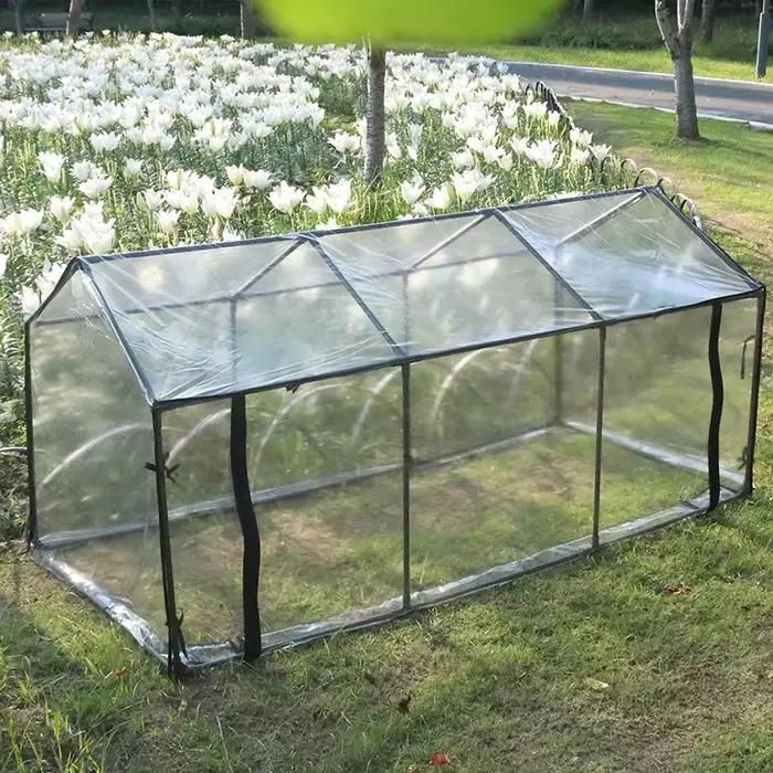 Support de tuyau en fer revêtu de plastique, Protection contre les insectes, tour de balcon, serre, plante à fleurs succulentes, hiver