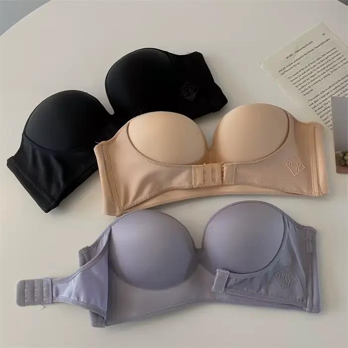 FINETOO fermeture avant soutien-gorge sans bretelles pour femme Sexy