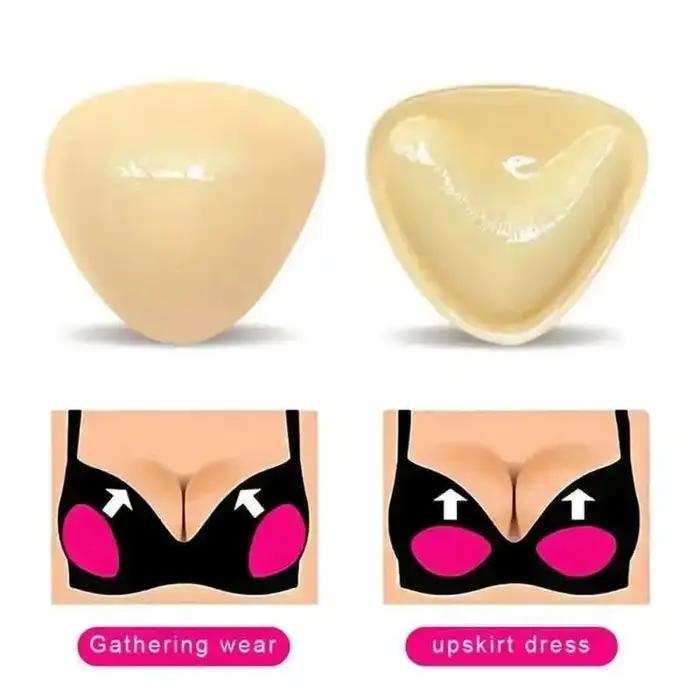 1 paire de soutien-gorge auto-adhésif solide Double face collant Push Up