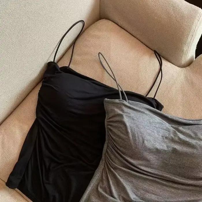 Sexy haut pour femme dos sangle croisée débardeur Push Up course sport soutien-gorge respirant doux Fitness beauté
