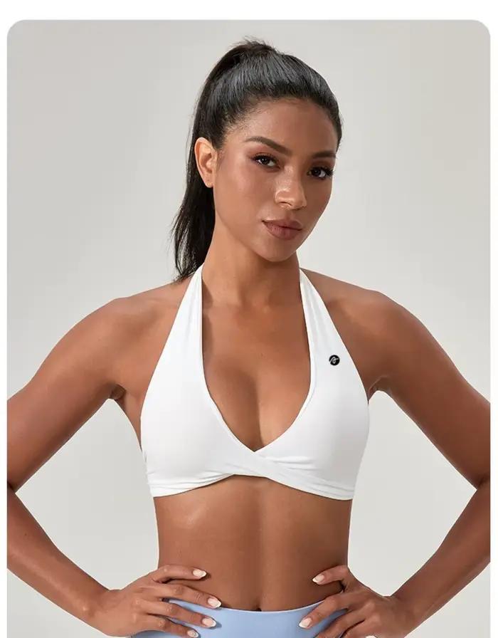 Soutien-gorge de yoga et de fitness — Haut de sport sexy, soutien-gorge de course et de yoga qui rehausse le dos ; Sous-vêtements de sport et de fitness respirants.