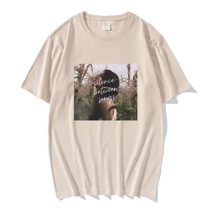 T-shirt en coton pour hommes et femmes, streetwear, hip hop, décontracté, de haute qualité, Madison Beer The Spinning Tour, été, 2024