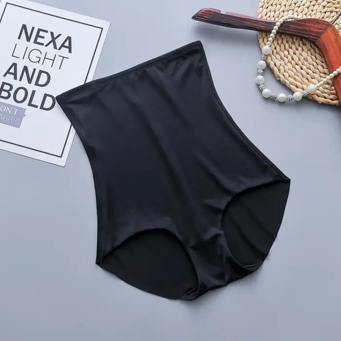 Corset taille haute post-partum en soie glacée, amincissant, levage des fesses, pantalon modelant le corps pour femmes, occaions spéciales et maintien abdominal