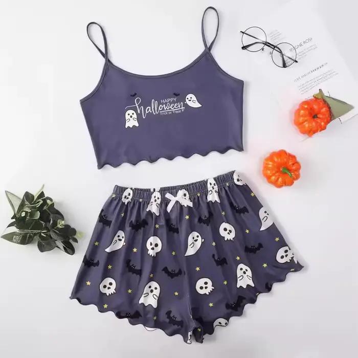 Vêtements de nuit sexy femmes pyjamas d'Halloween