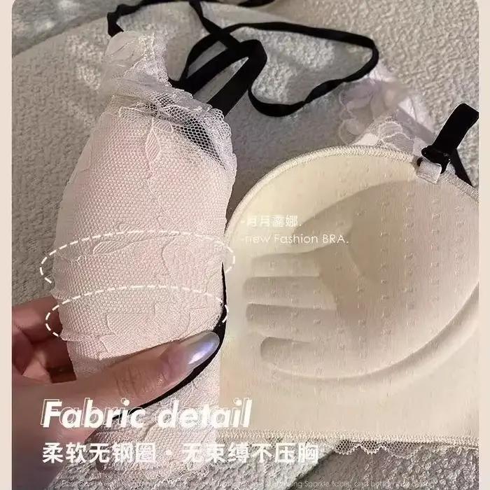 Soutien-gorge licou en dentelle française pour femme