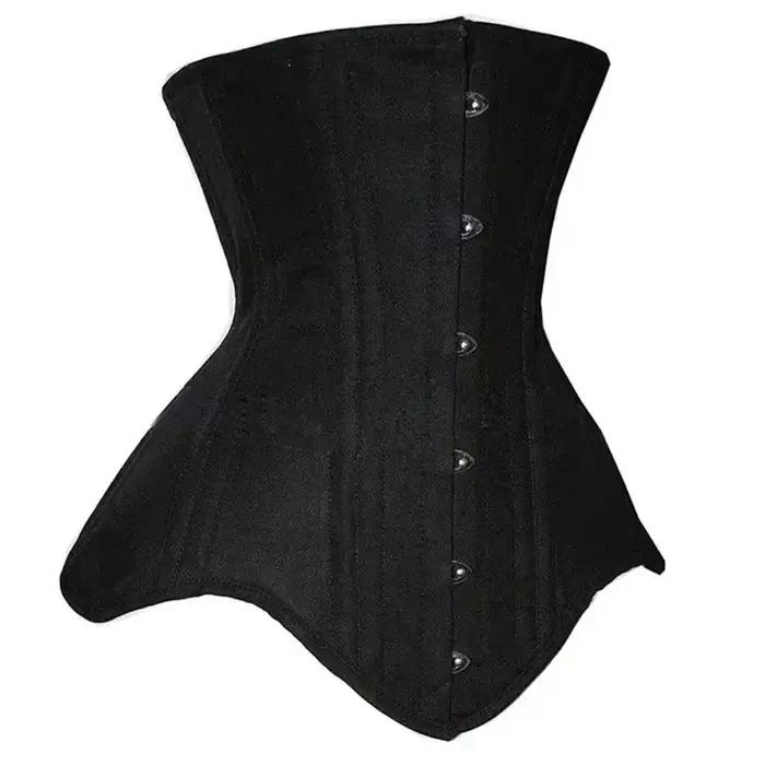 Corset sous le buste 18 spirale acier désossé corps Shaper femme Sexy taille contrôle Long torse