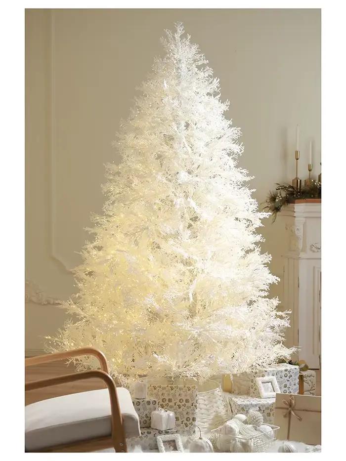 Arbre de noël blanc, décor de vacances Simple, arbre PE pour fenêtre de maison, scène de fête, affichage extérieur, adornos de navidad pinos denavidad