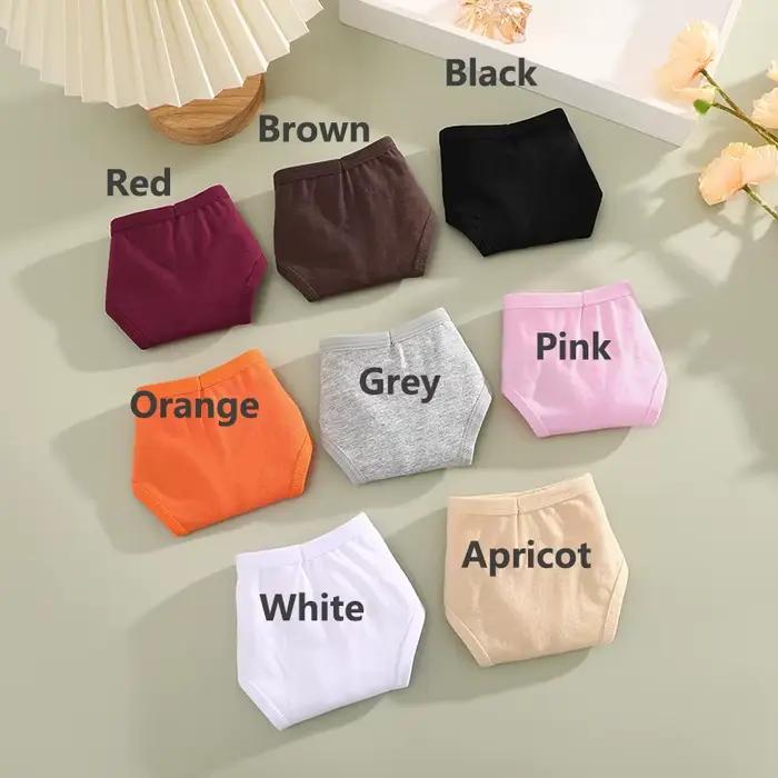 4 pièces/ensemble femmes coton culottes sans couture taille basse tongs