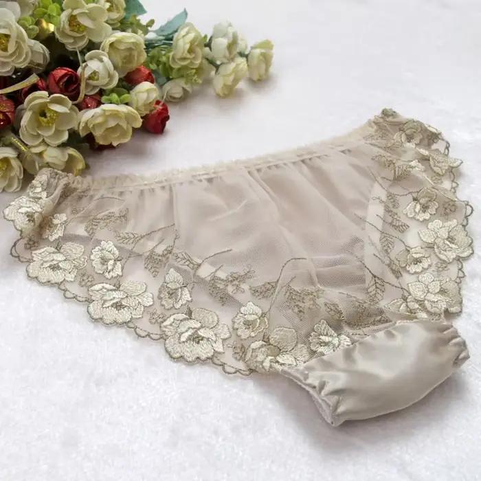 Culotte sexy en soie 100% naturelle pour femme