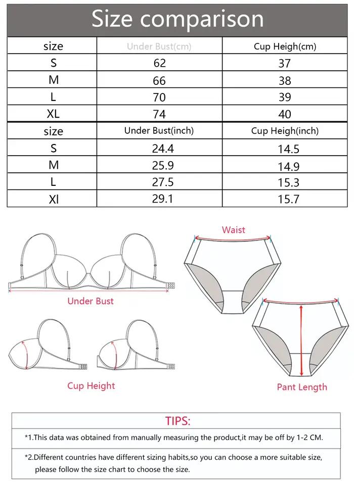 Soutien-gorge sexy rouge à boutons sur le devant sans anneau en acier