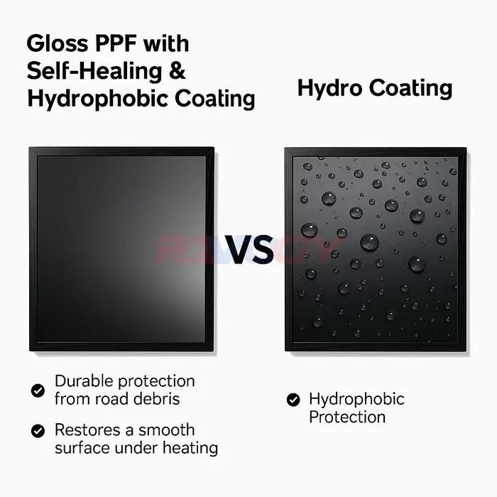 Film de Protection de peinture pour mercedes-benz classe AMG Line Saloon 2019 – 2022, noir mat brillant, prédécoupé, Kit PPF avant