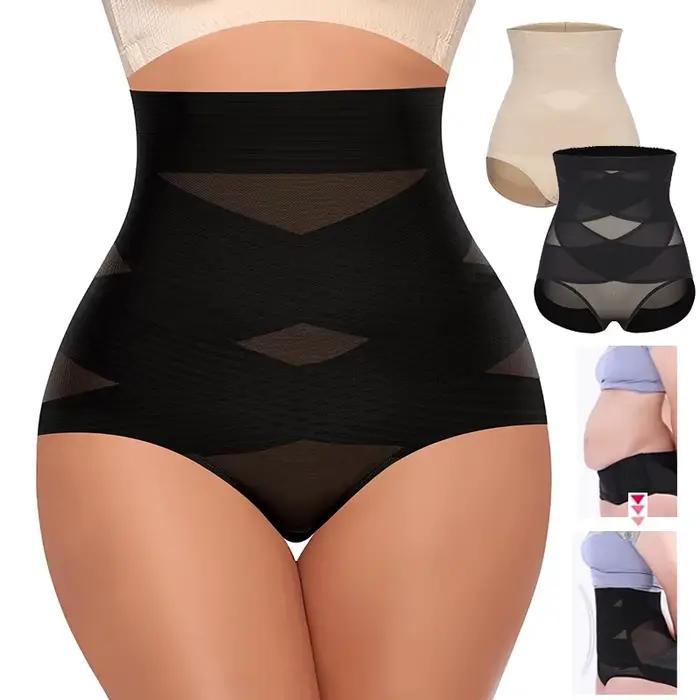 Taille haute corps Shaper ceintures en forme de X contrôle du ventre Shapewear culotte minceur