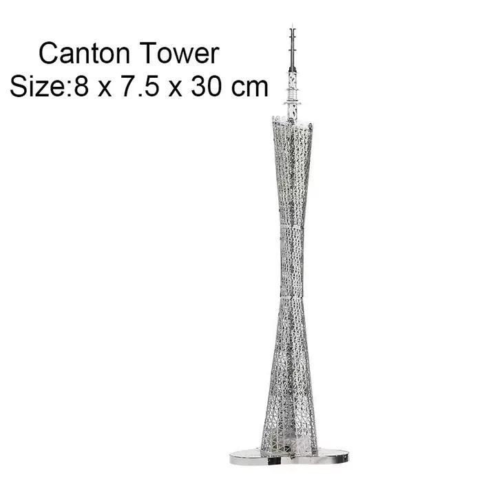 Puzzle 3D en métal de la tour de Londres, modèle Tokyo Skytree, modèle de puzzle découpé au laser pour adultes, jouets éducatifs, décoration de bureau