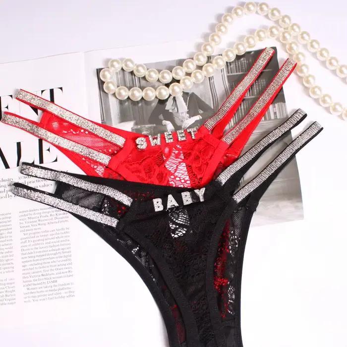 String sexy personnalisé avec nom pour femme