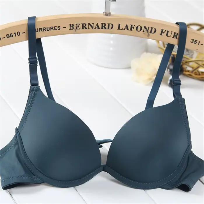 Lingerie Sexy pour femmes, petits seins, soutien-gorge en V profond, soutien-gorge à armatures, Bralette rembourrée, haut Bh 32-38