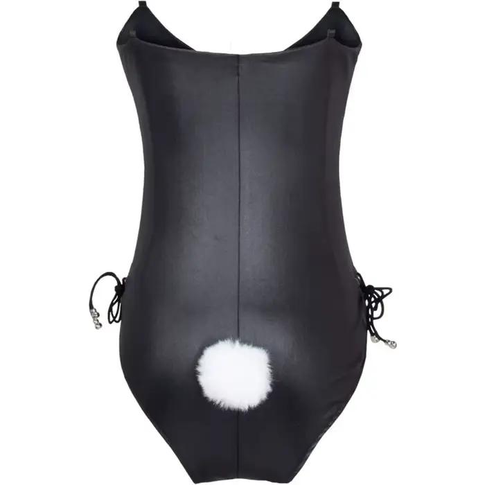 Costume de cosplay Bunnygirl pour femme, tenue de lapin, costume de cosplay Senpai, costume de rôle anime, combinaison une pièce avec bas
