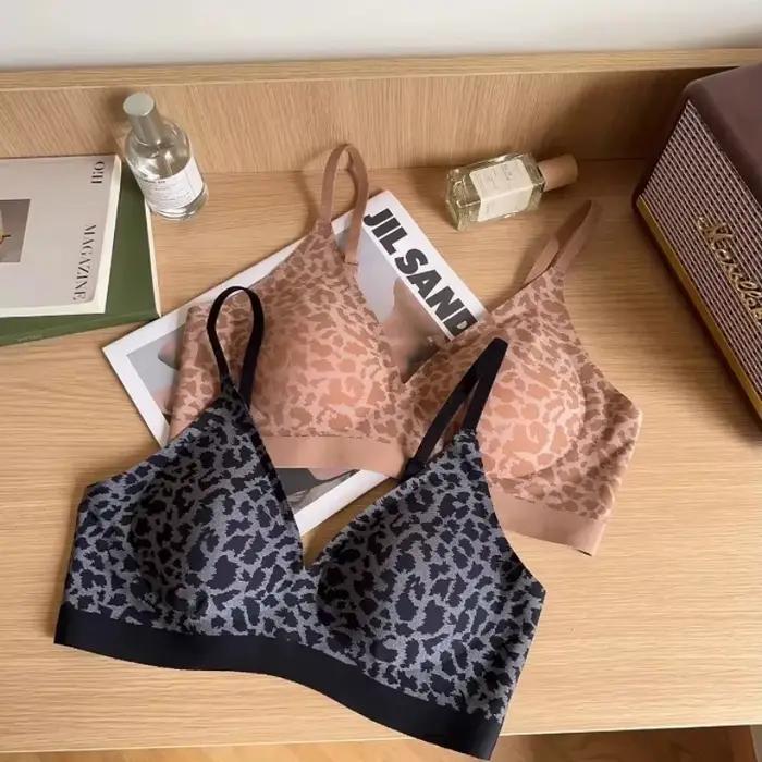 Soutien-gorge léopard sans couture