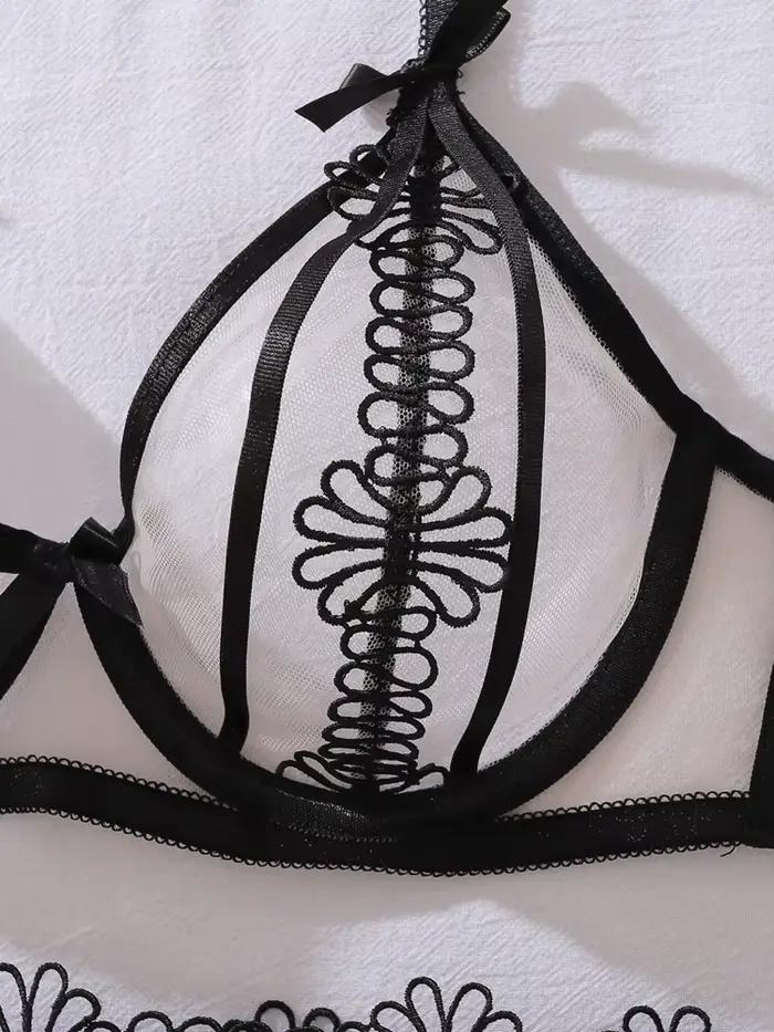 Belamimi – sous-vêtements sexy brodés pour femmes