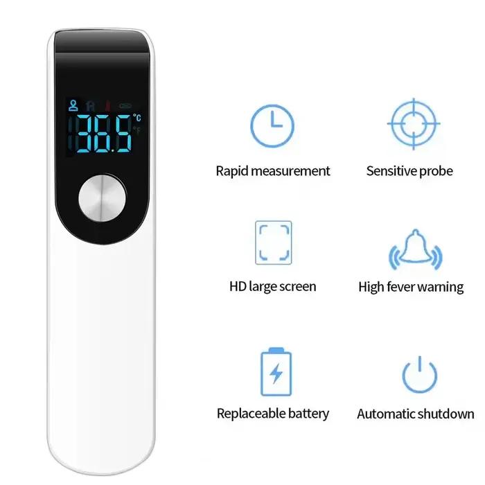 Thermomètre de fièvre infrarouge médical maison numérique LED enfants adulte sans contact température corporelle thermomètre d'oreille