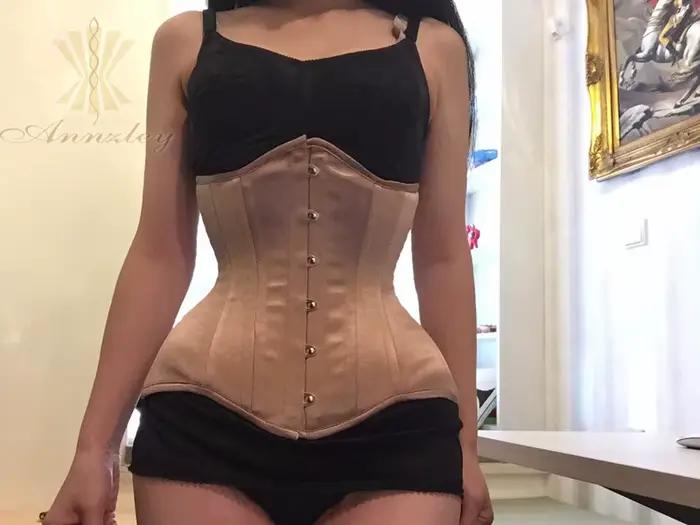 Taille fine 3-7 pouces! Corset désossé en acier de qualité