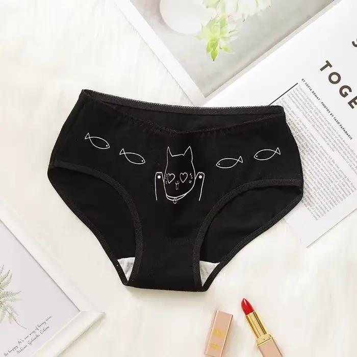 Lingerie sexy, culottes mignonnes à motifs de dessins animés