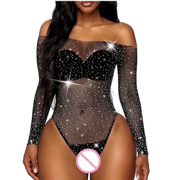 Lingerie sexy en résille pour femmes