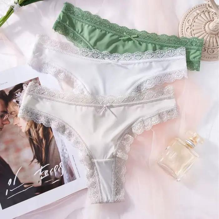 Culotte confortable sans couture en soie glacée