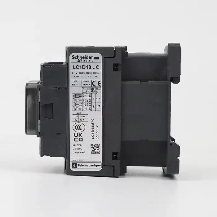 Contacteur AC Schneider Electric LC1D09 D12 D18 D25 D32 D38 D40 D50 D65 D80 D95 triphasé AC 24V 48V 110V 220V 380V
