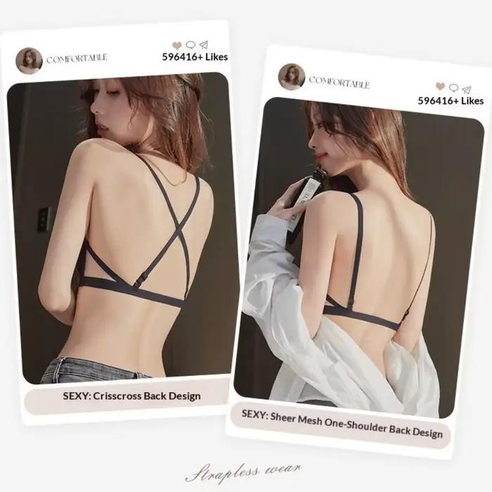 Soutien-gorge push-up à fermeture frontale pour femmes