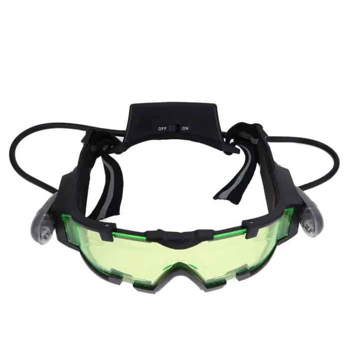Lunettes de Vision nocturne, équipement de Camping réglable, Gadgets lumineux, lunettes vertes pour Costume de jeu de rôle