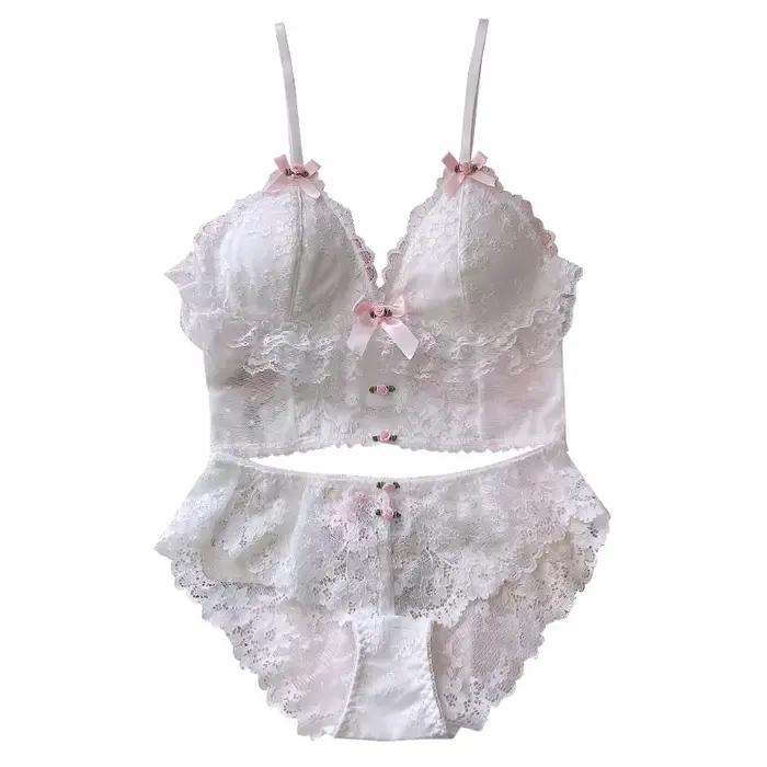 Ensemble soutien-gorge et culotte français pour femmes