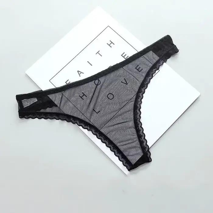 Culotte string transparente sexy pour femme