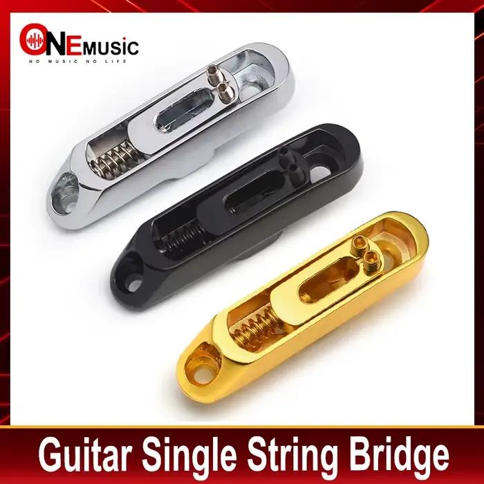 JEBridge à cordes simples, corps de creux, type fendu, pièces, 4, 5, 6, 7/8, 10.5x49.5mm
