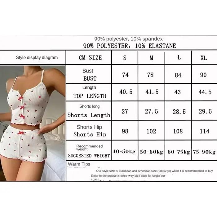 1 ensemble de vêtements de nuit pour femmes
