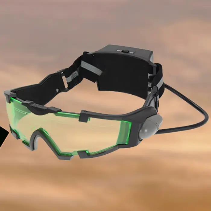 Lunettes de Vision nocturne, équipement de Camping réglable, Gadgets lumineux, lunettes vertes pour Costume de jeu de rôle