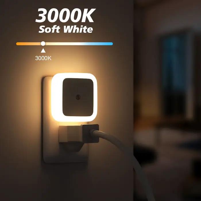 Veilleuse, veilleuses à brancher sur le mur, veilleuse LED pour adultes, veilleuses sans fil/prise EU pour la chambre des adultes