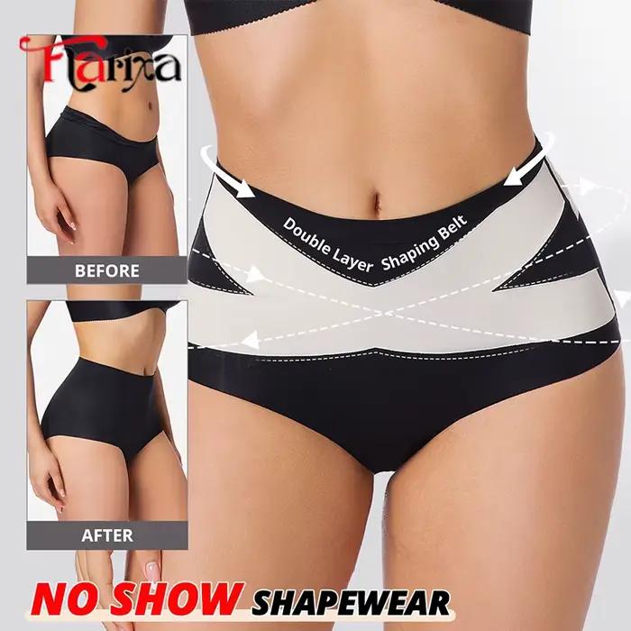 Culotte Façonnante Croix Corps Flarixa Taille Haut Ventre Plat Femmes Haute Élasticité Occasions Spéciales