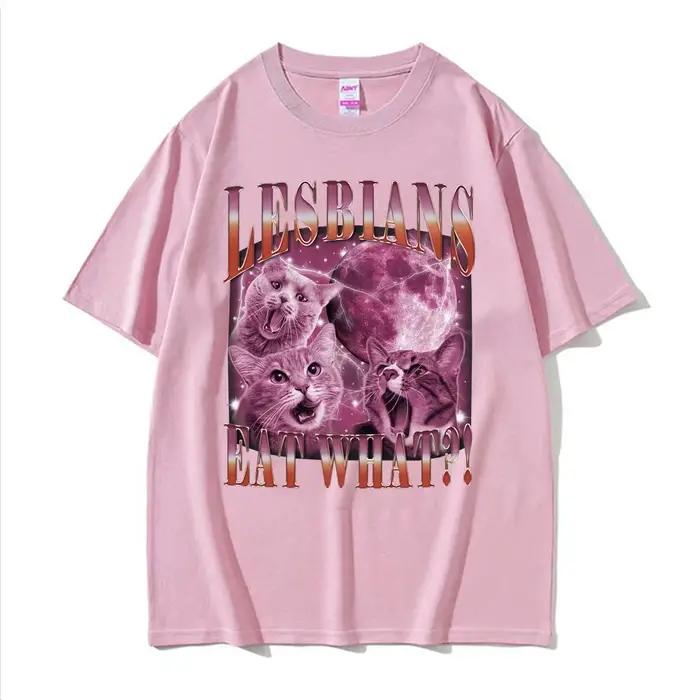 T-shirt en coton pour hommes et femmes, vêtement décontracté et confortable, avec mème graphique, style hip hop
