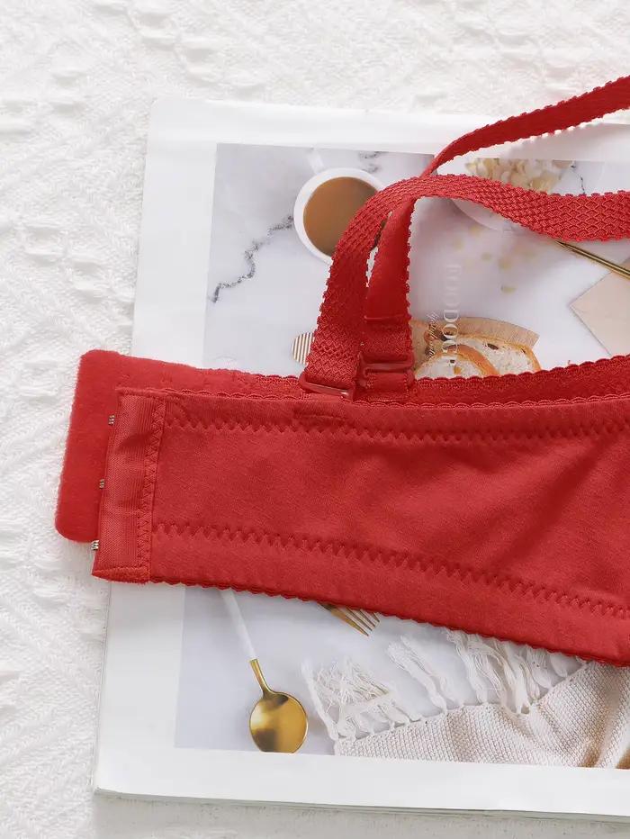 Soutien-gorge en dentelle à armatures pour femmes
