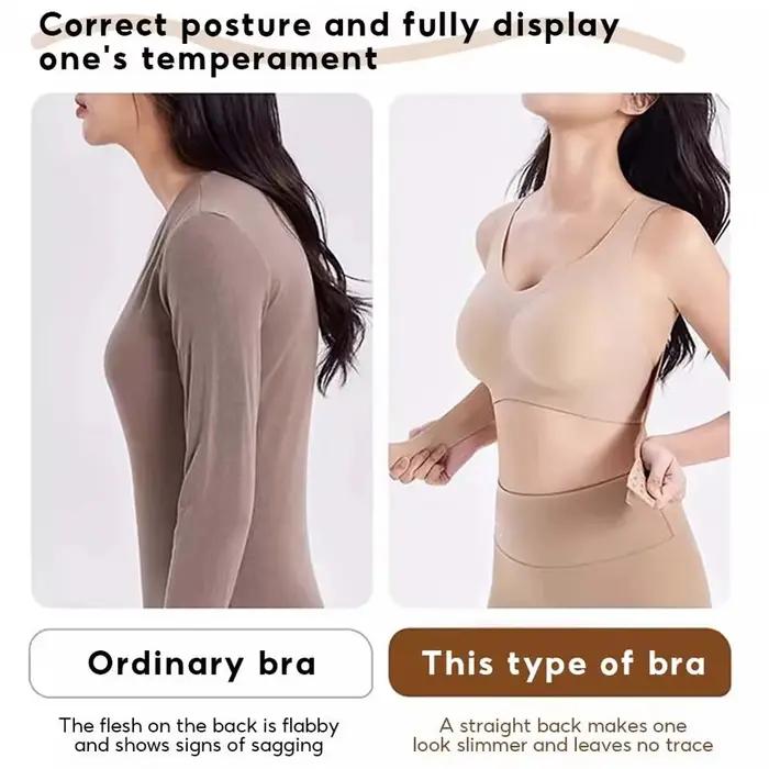 Soutien-gorge correcteur de posture sans couture sans armatures pour femme
