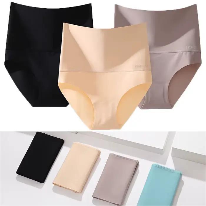 Bodyshaper taille haute sans couture culottes femmes sous-vêtements antibactériens doux entrejambe slips