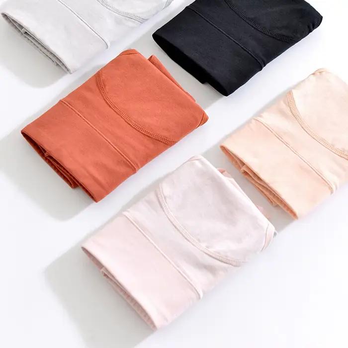 Culotte menstruelle antibactérienne taille haute slip en coton sous-vêtements physiologiques