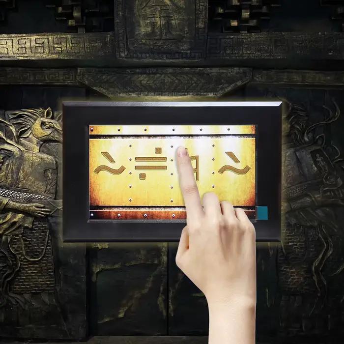 Accessoires de mécanisme de jeu d'évasion en salle secrète de studio mystérieux, puzzle électronique, 7 écrans intelligents uniquement