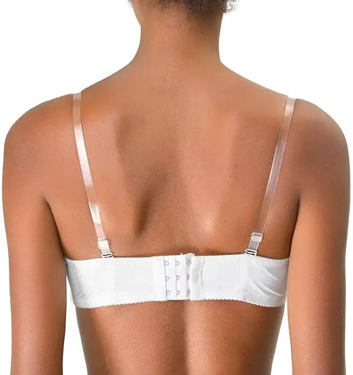 Bretelles de soutien-gorge transparentes, invisibles, détachables, réglables, ceinture de soutien-gorge élastique pour femmes, accessoires de sous-vêtements