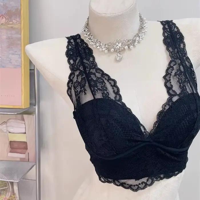 Soutien-gorge en dentelle blanche